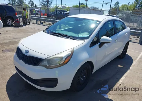 2014 Kia Rio Lx из США, поврежденный, VIN KNADM4A31E6332570